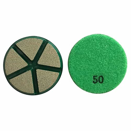 3" Ceramic Transitional Concrete Diamond Grinding Pads, Ceramic Bond #50 Grit