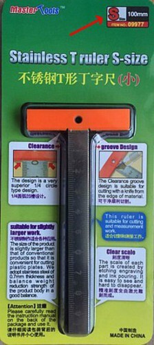 Trumpeter STAINLESS T RULER S SIZE - #9977