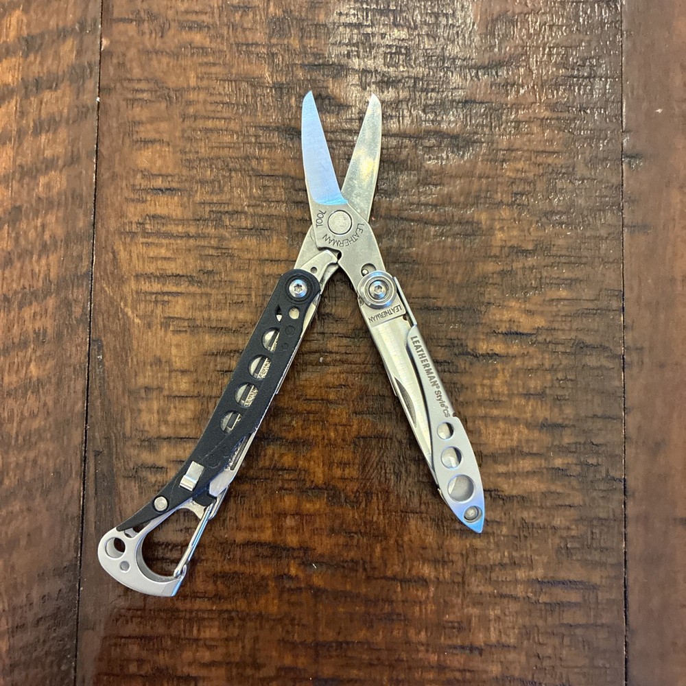 Leatherman Style CS Black Mini Multi-Tool Keychain Stainless - Excellent