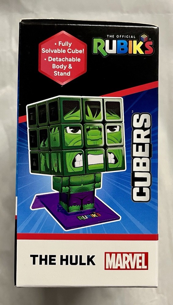 Rubik’s Cube Marvel The Hulk Cuber Solvable Puzzle Rubik's Cube With Stand