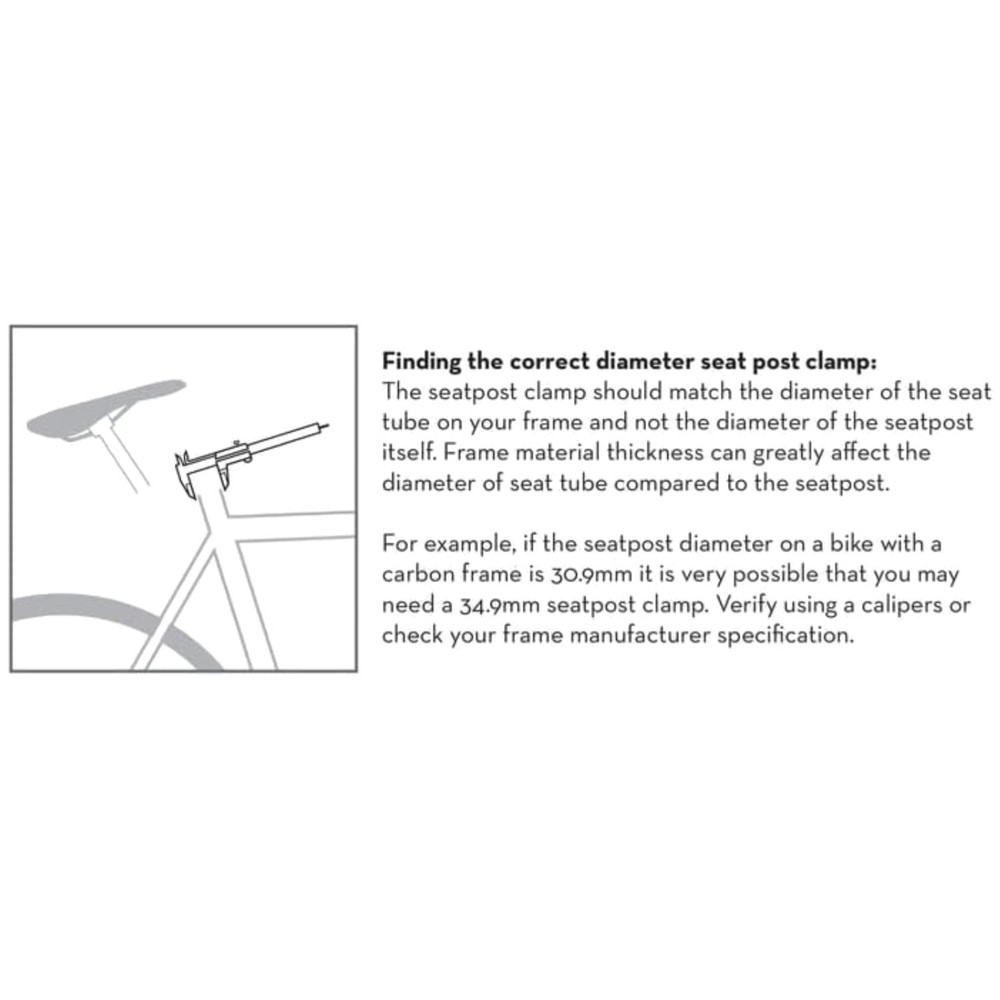 Aluminum Seatpost Clamp - Black