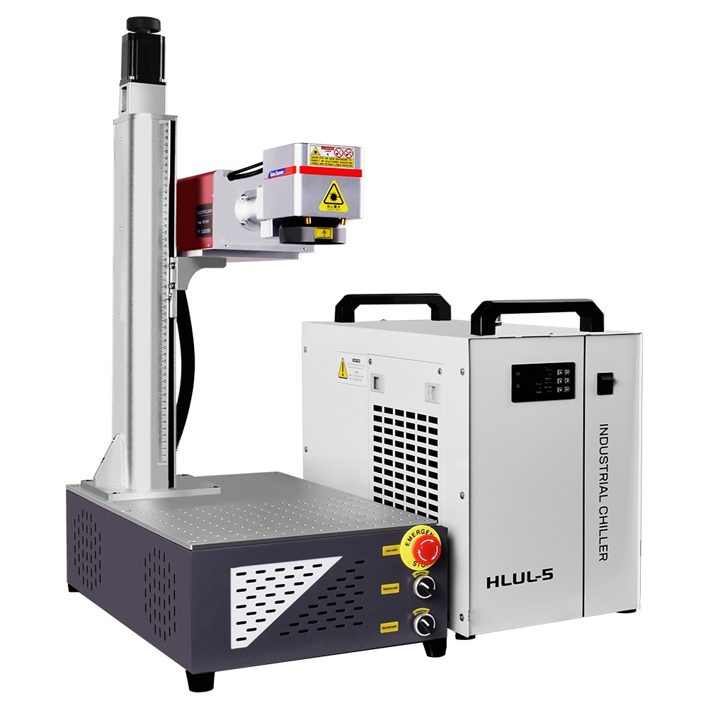 5W UV Water Cooling 3D Crystal Inside Maker Laser Marking Machine Motorized Z