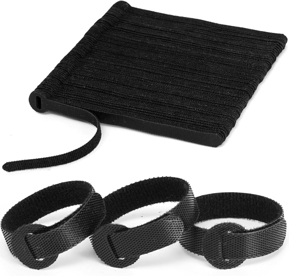 Reusable hook loop cable straps pack