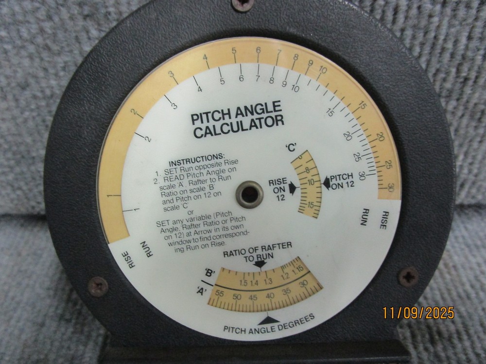 Sears Craftsman Universal Protractor w Magnetic Base 9-3984