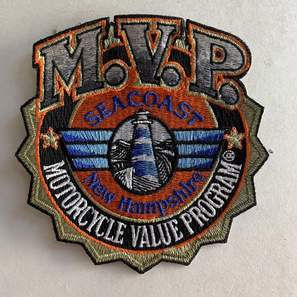 M.V.P. SEACOAST NEW HAMPSHIRE MOTORCYCLE VALUE PROGRAM PATCH & PIN