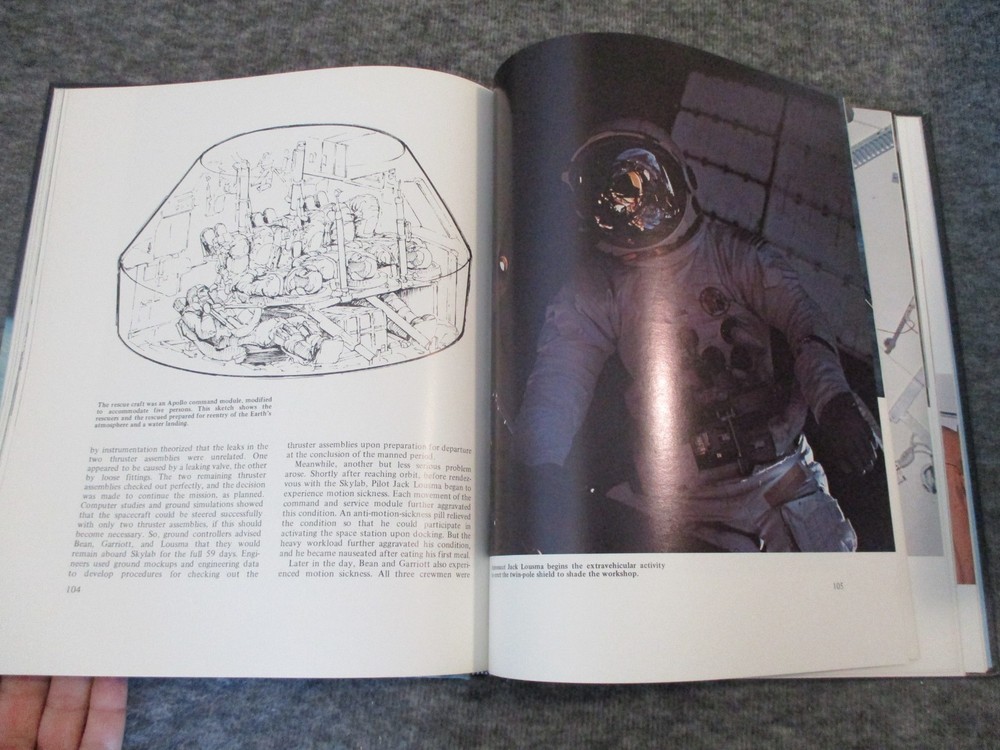 NASA MSFC APOLLO SKYLAB , OUR FIRST SPACE STATION **SIGNED** by EDITOR BELEW
