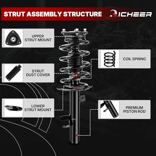 Front 2 PCS Strut Assembly 2014-2019 Ford Escape Front Struts shocks Assembly
