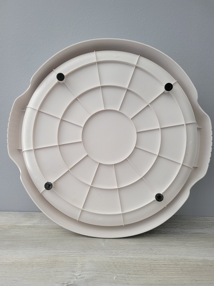 Nuwave Oven Replacement Plastic Base/metal Pan. Excellent Condition model 20302