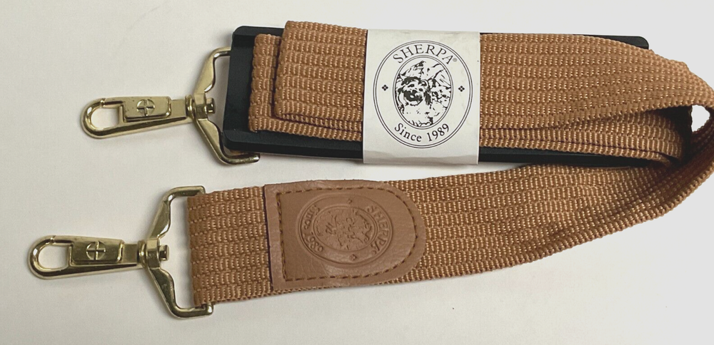 Sherpa Pet Carrier Strap Only Beige Tan - NEW accessory