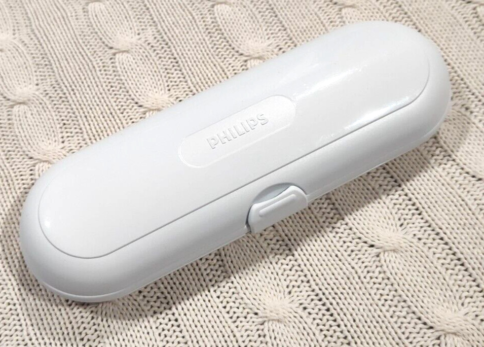 White Philips Sonicare Toothbrush Case Holder Plastic