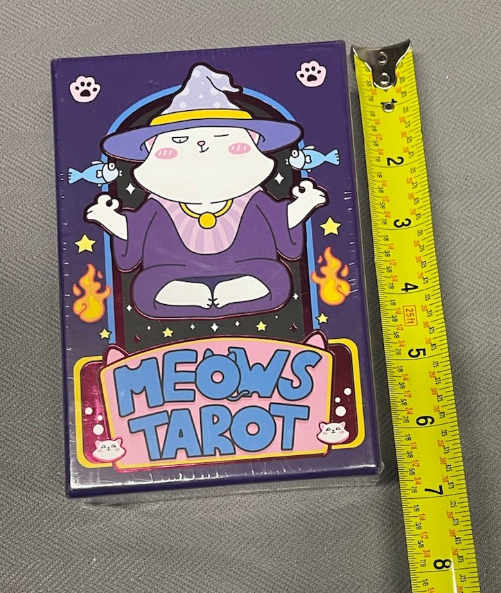 Meow’s Tarot Card Deck with Guidebook 78 Cards for Beginners