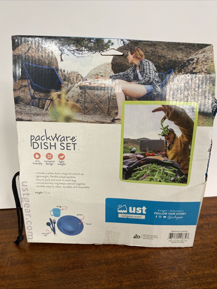 UST Camp Kit Dish Set, Serving Set, Compass, Sweep Set
