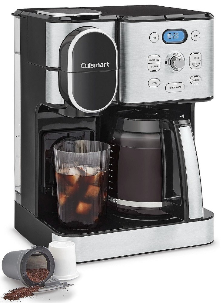 Cuisinart 12-Cup Coffee Maker, Single-Serve Brewer