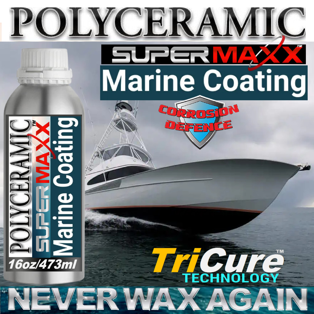MARINE GRADE CERAMIC COATING GELCOAT UV STAINS "ADVANCED" STAINLESS PROTECTION
