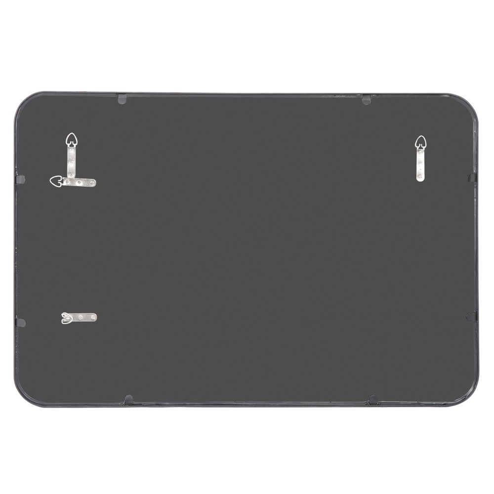 Wall Mounted Bathroom Mirror for Wall Rectangular Vanity Mirrors 24" x 36" Black