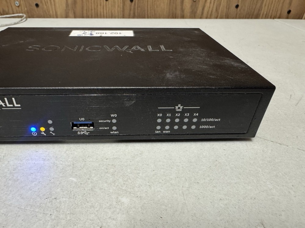SonicWall TZ300 W Firewall Security Appliance | Powers On | Untested
