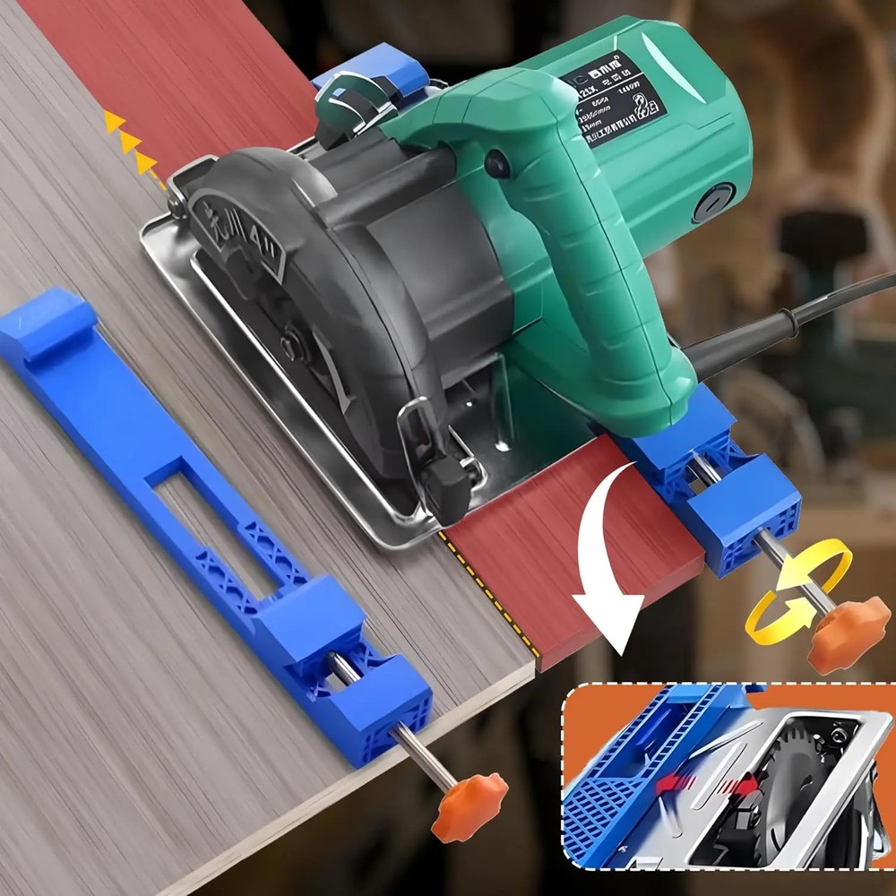 Adjustable Cutting Machine Base Guide,Precision Wood Cutting Guide,Saw Guide