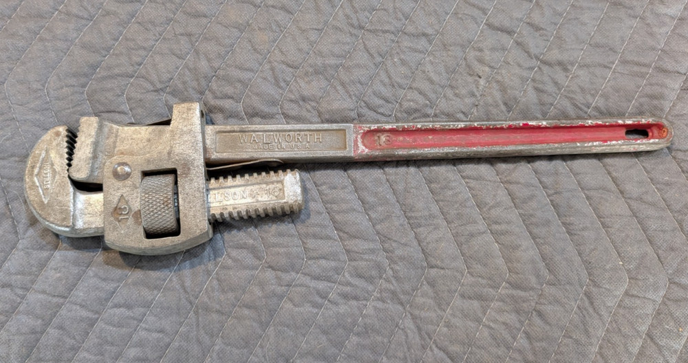 Vintage Stillson Walworth 18 Pipe Wrench