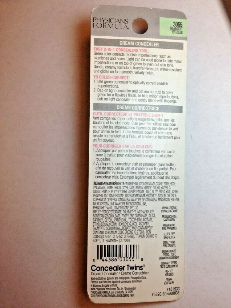 Physicians Formula Twins Concealer 2-in-1 Correct & Cover Cream Concealer