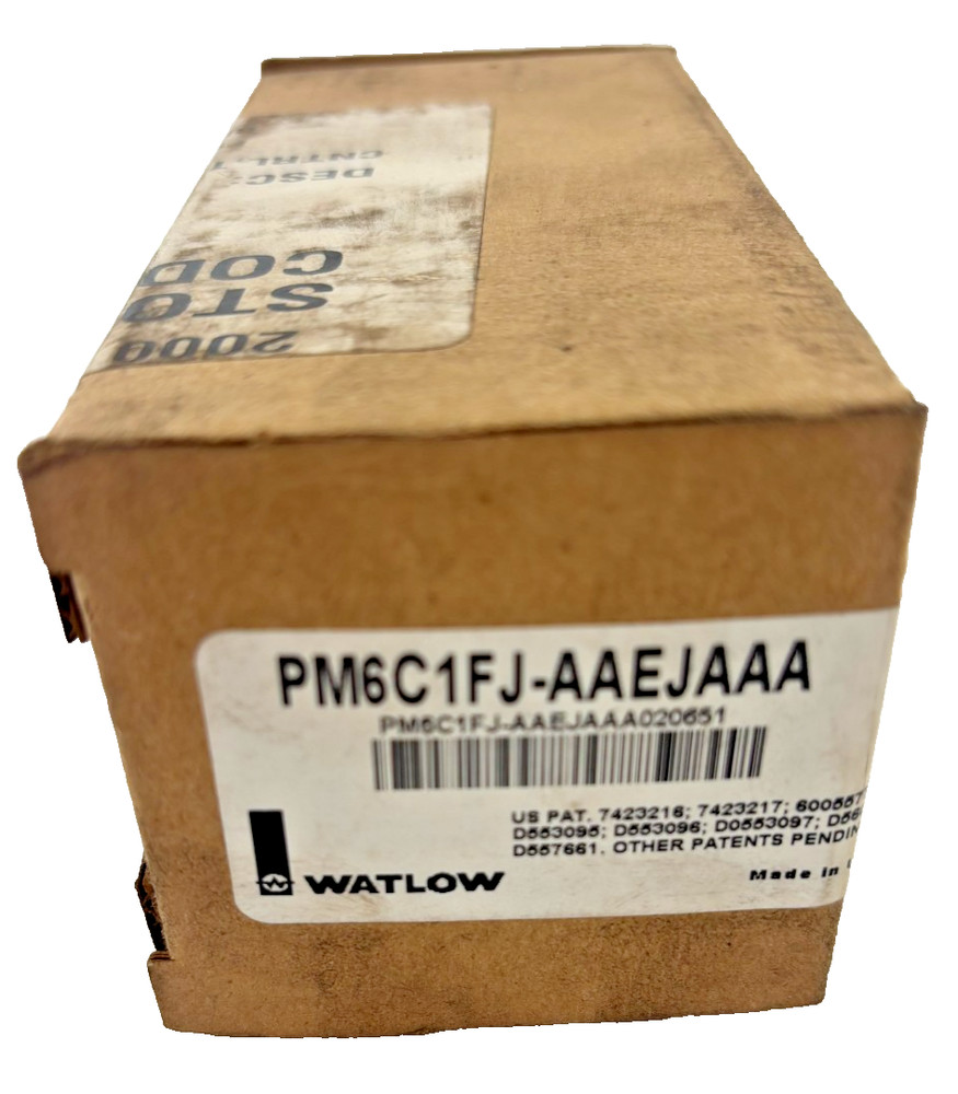 WATLOW PM6C1FJ-AAEJAAA CNTRL, TEMP, EZ-ZONE PM, MERCURY SYS