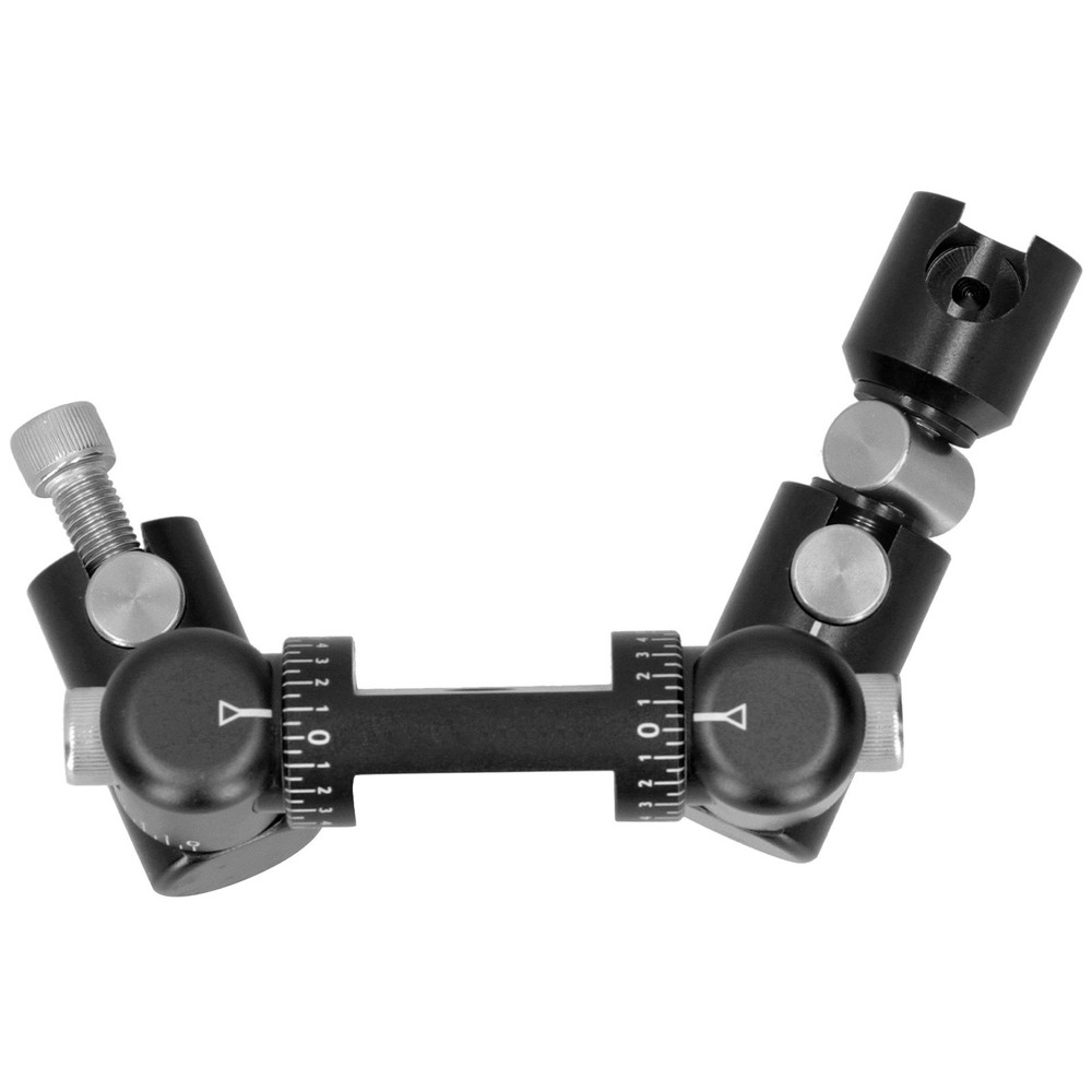 ˜(Black)Double Side V Bar Archery Rod Stabilizer Adjustable Quick Disconnect