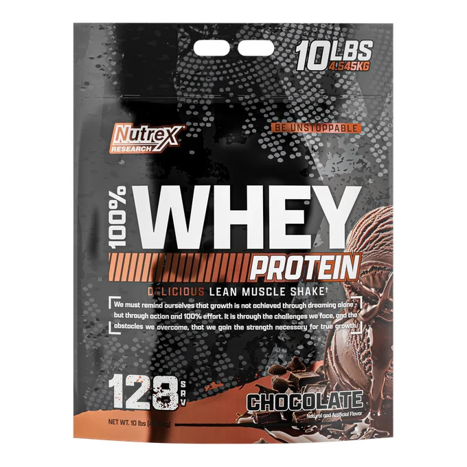 Nutrex 100% WHEY Protein Powder Bulk Size Whey Isolate Blend 128 Servings 10 LB