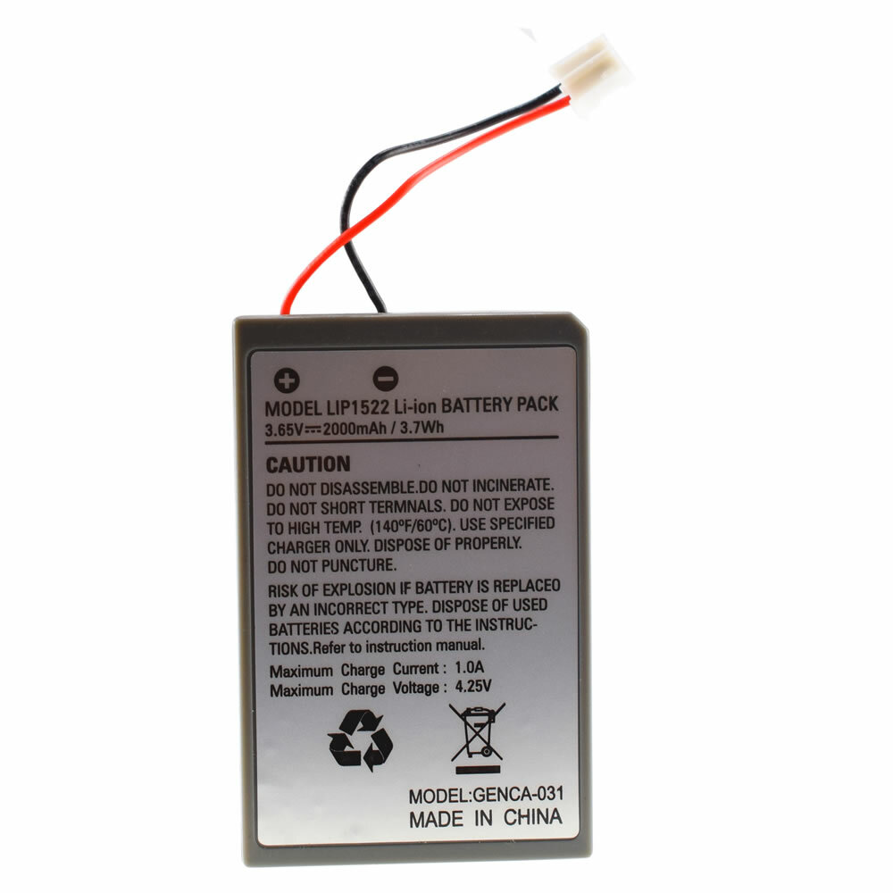 2 Pack 2000mAh 3.7V Replacement Battery for Sony PS4 Controller + Charging Cable