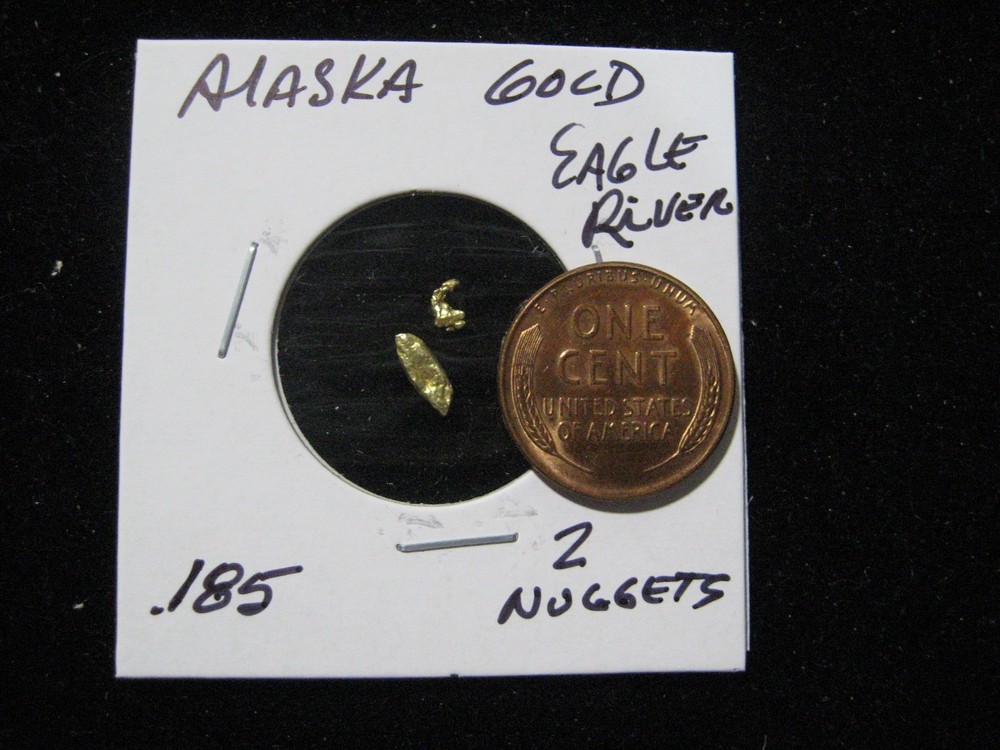 ALASKA GOLD NUGGETS EAGLE RIVER AREA  .185