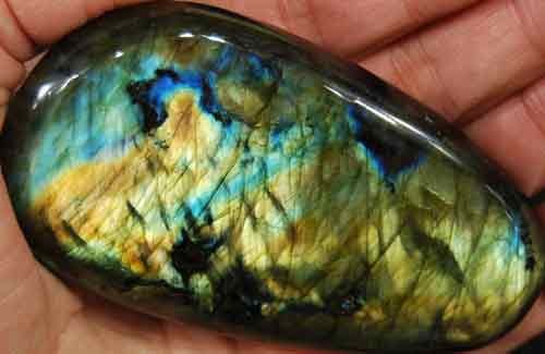 Labradorite Palm Stone #32