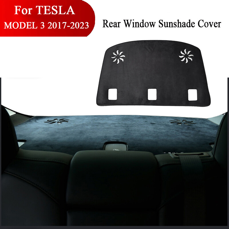 Covers Mat Shade Rear Windowsill Protector Cushion For Tesla Model 3 2017-2023