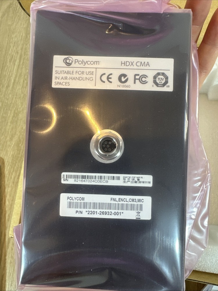 New Open Box Polycom HDX Ceiling Microphone Array for HDX Video Conferencing