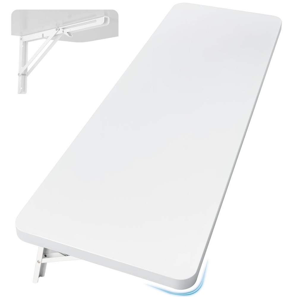 Create Extra Counter Space - 47.2 x 19.7 Wall Mounted Folding Table