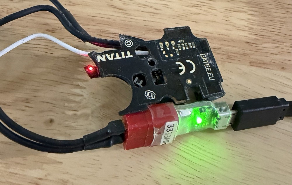 GATE AEG Titan V2 Basic Module Rear Wired M4 Mosfet AIRSOFT