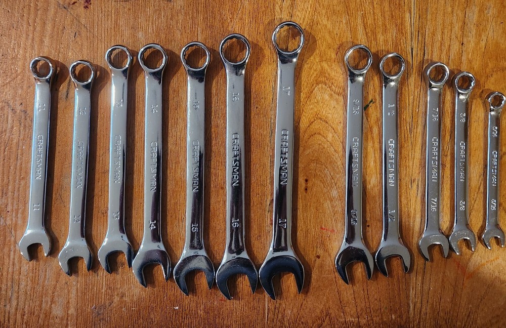 CRAFTSMAN 12pc FULL POLISH Chrome