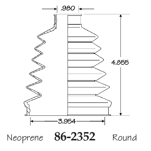 Inner & Outer CV Axle Boot for Acura RSX Type S 2002-2006