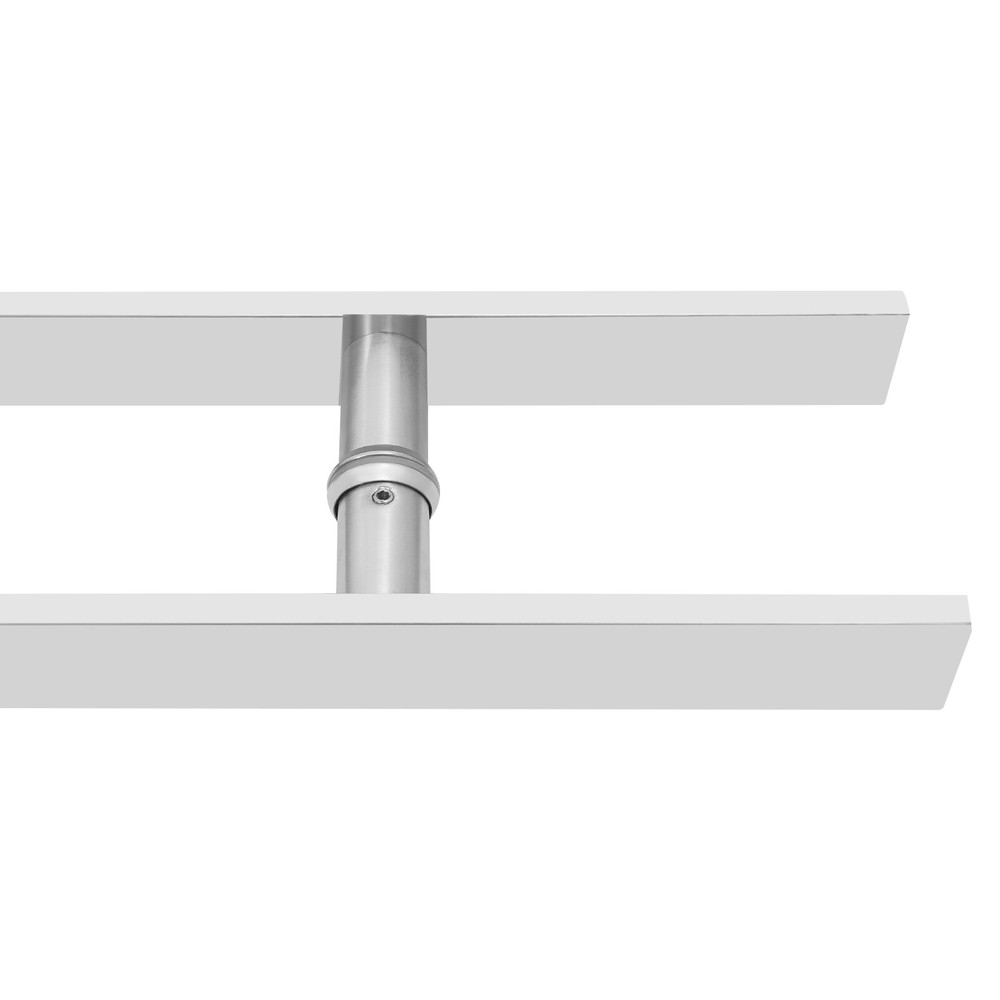Push Pull Door Handle 58.66" Double Sided Door Handle Brushed Stainless Steel