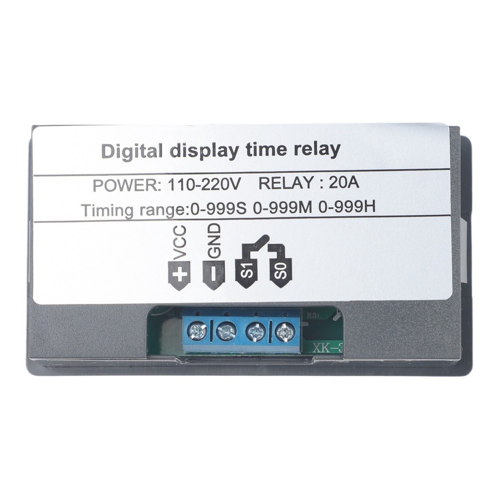 Cycle Timer Digital Delay Relay Programmable 110220V 20A with LED Display
