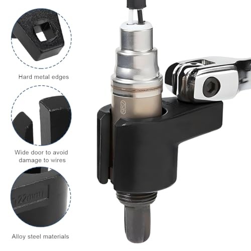 Offset Oxygen Sensor Socket, 3/8-Inch Drive by 7/8-Inch (22mm) Oxygen Sensor