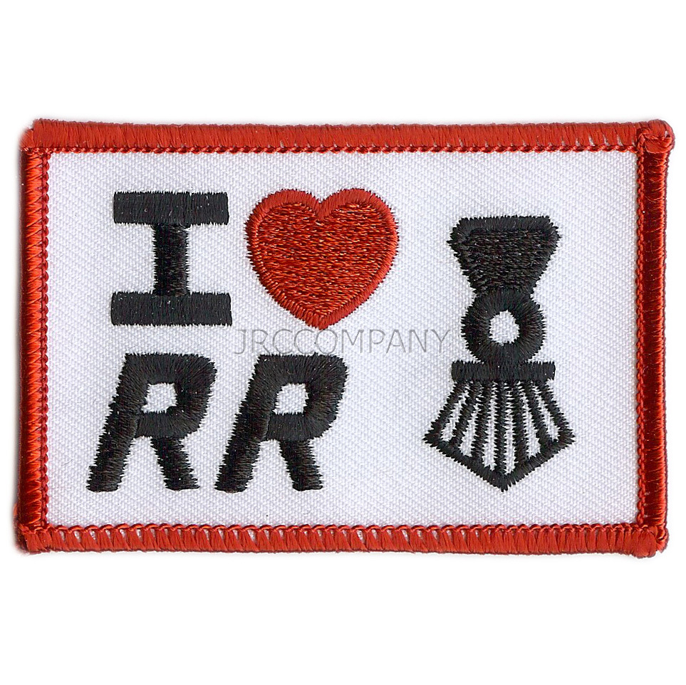 Patch- I LOVE (HEART) RR  - NEW #22311