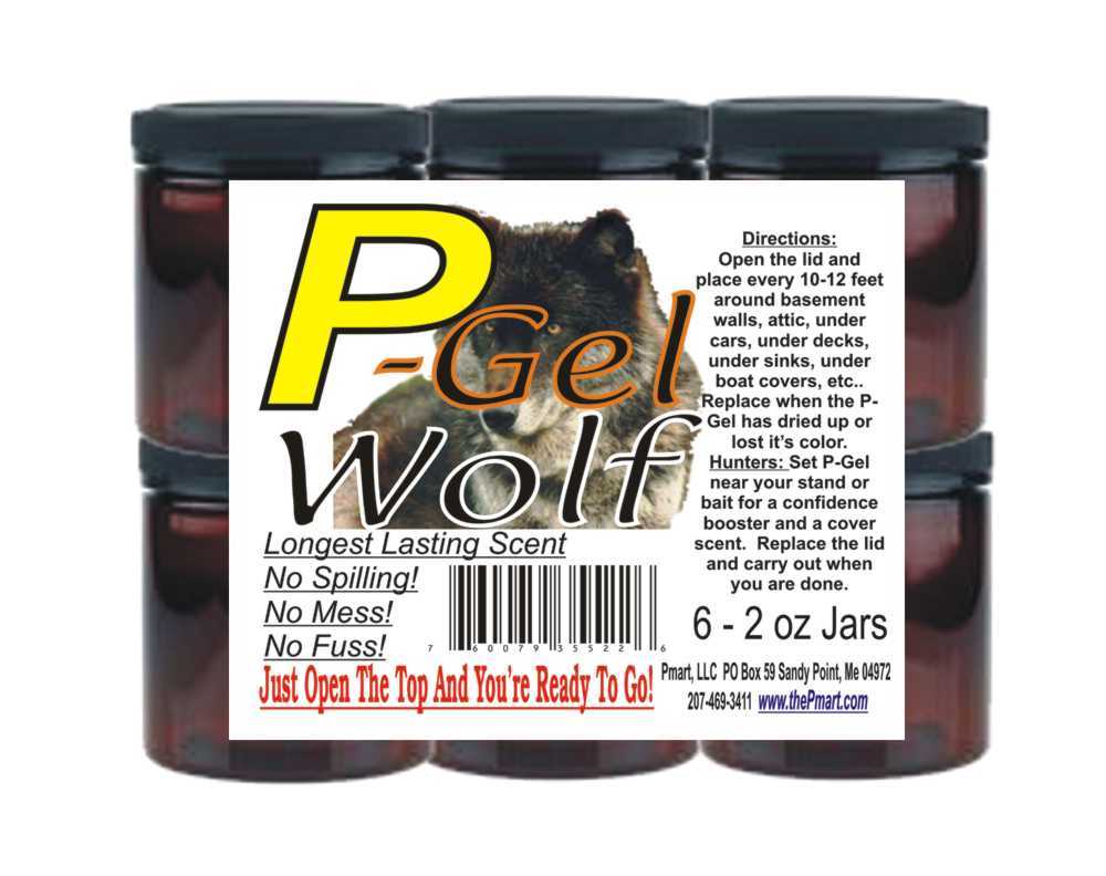 Wolf Urine P-Gel 6 pack