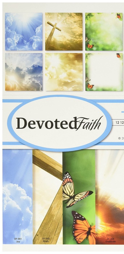 Reminisce Devoted Faith Collection Kit, Multicolor, 12" by 12", DF-200