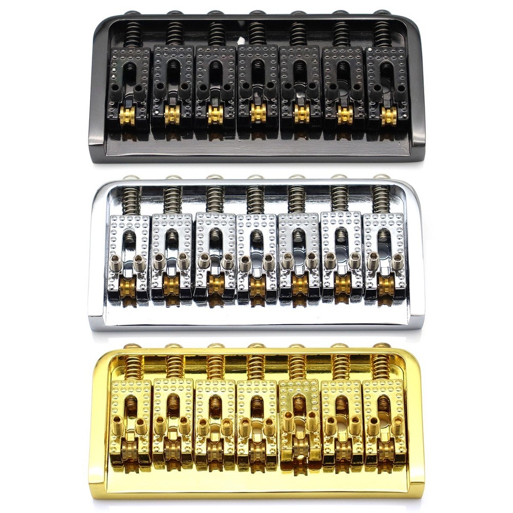 7 String Roller Electric Guitar Bridge String Through Body Fixed Hardtail Bridge