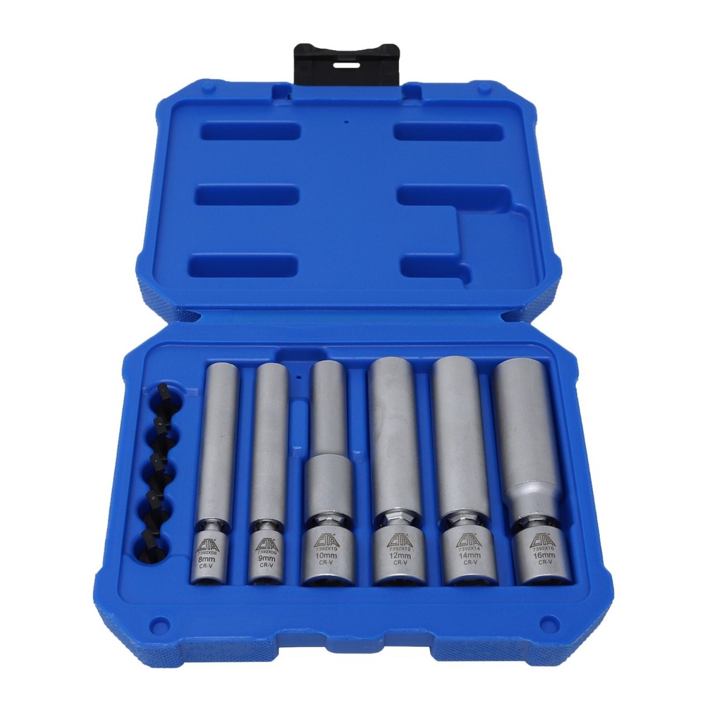 CTA Tools 7392 6 Pc Glow Plug & Spark Plug Socket Set