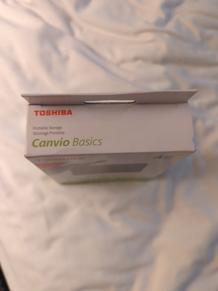 Toshiba Canvio Basic 4TB 2.5'' Portable External HDD - Black (HDTB540XK3CA)