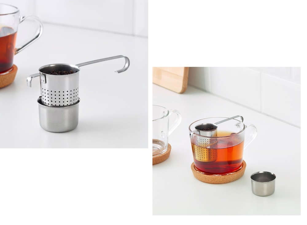 IKEA LJUDLOS Tea infuser, stainless steel, NEW