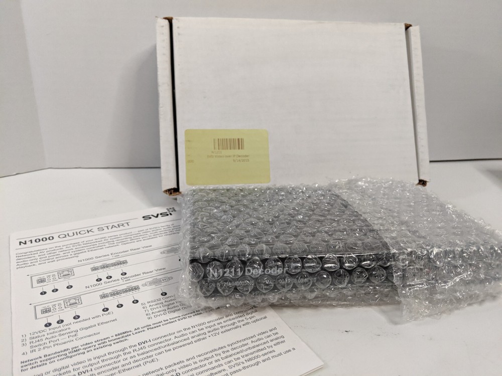 Svsi N1211 Encoder AMX Volante AV Over IP Transmitter CAT6 Network New In BOX