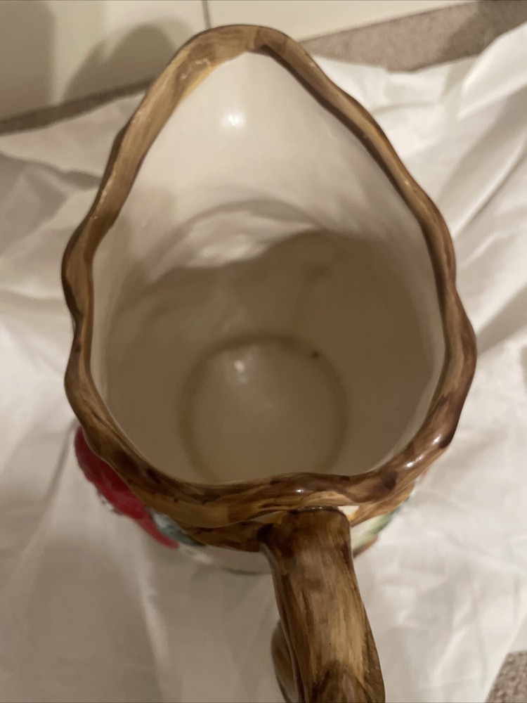 Cardinal Art Pottery Vintage Pitcher