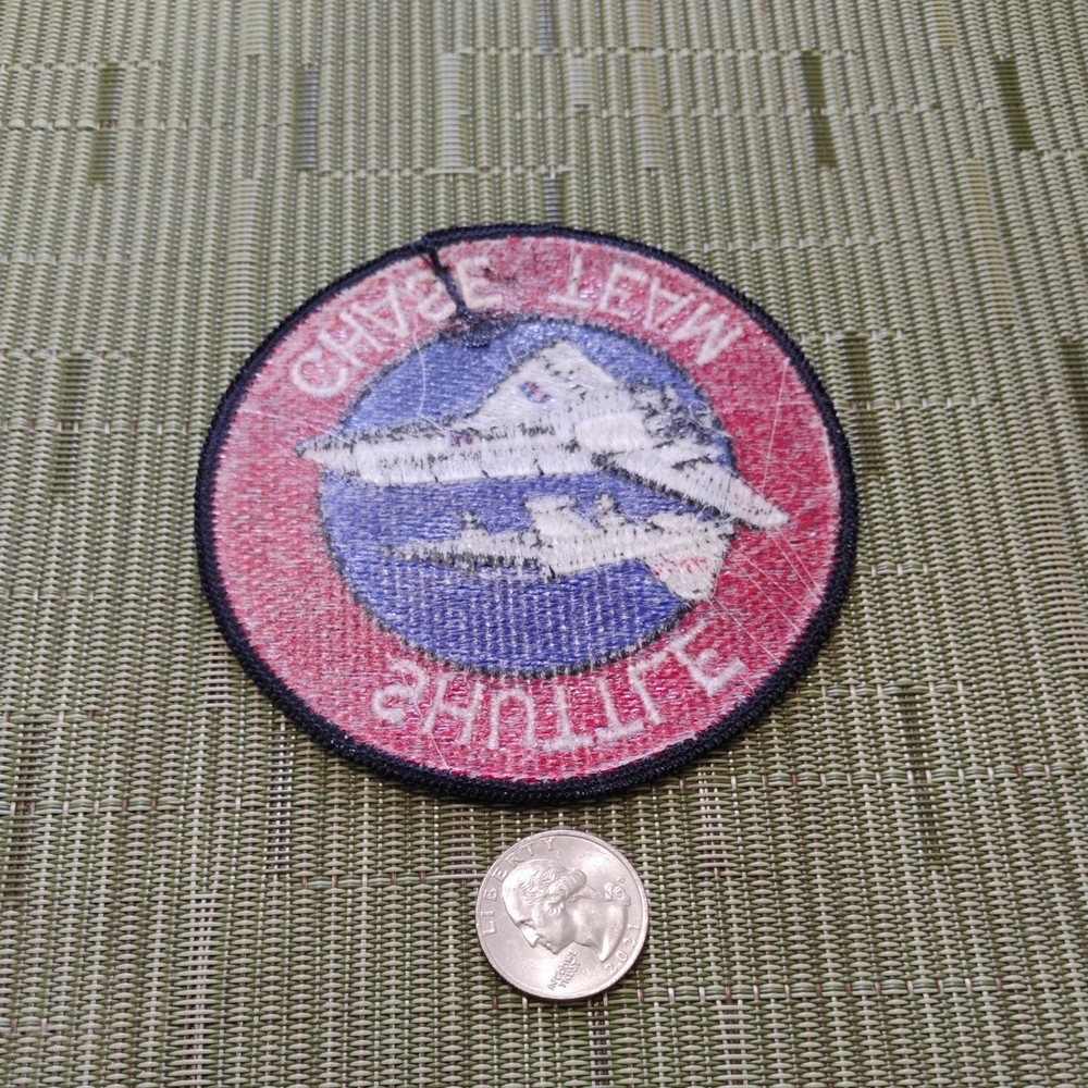 🌟🌟🌟Nasa Shuttle Chase Team iron on Patch New 4"