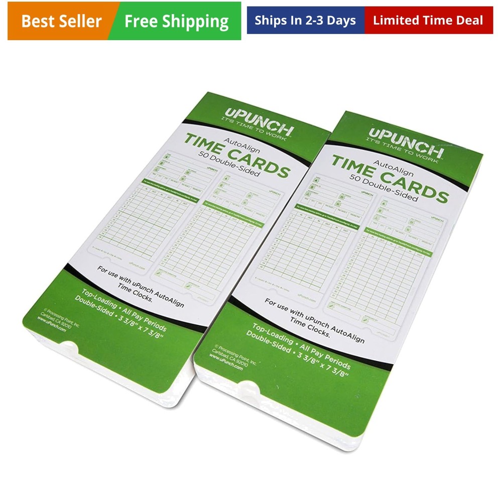 100 Time Cards for HN3000