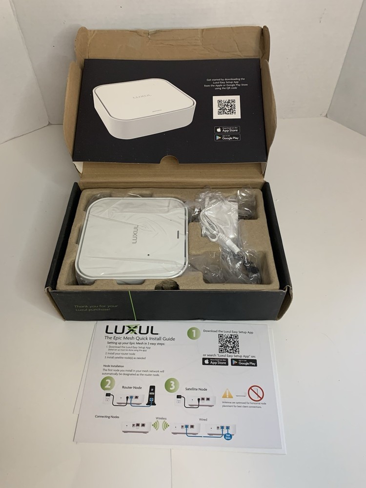 Luxul MN-10 Epic Mesh Network Router/Wireless Access Point - MN-10 - Open Box